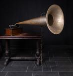 Edison - Rare - Fonografo Edison Con Tromba Extra Large,, Antiek en Kunst