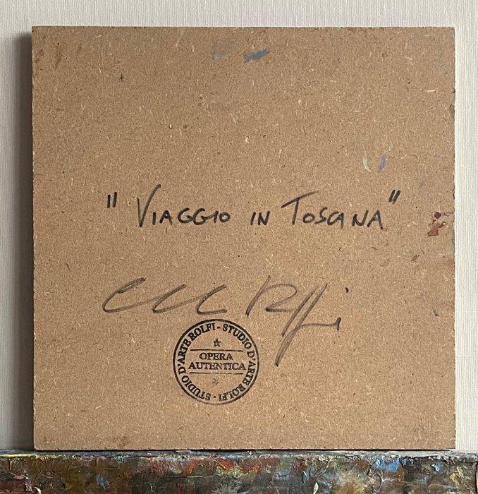 Claudio Rolfi (1960) - Viaggio in Toscana, Antiek en Kunst, Kunst | Schilderijen | Modern