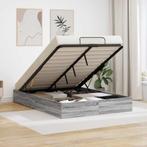vidaXL Ottoman Bedframe met opslag Grijze Sonoma 203 x 140 x, Huis en Inrichting, Verzenden, Nieuw