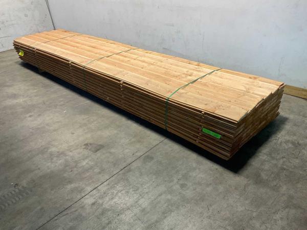 Veiling - 20x Red Class Zweeds Rabat 500x19,5x1,1-2,2 cm, Doe-het-zelf en Bouw, Hout en Planken, Nieuw