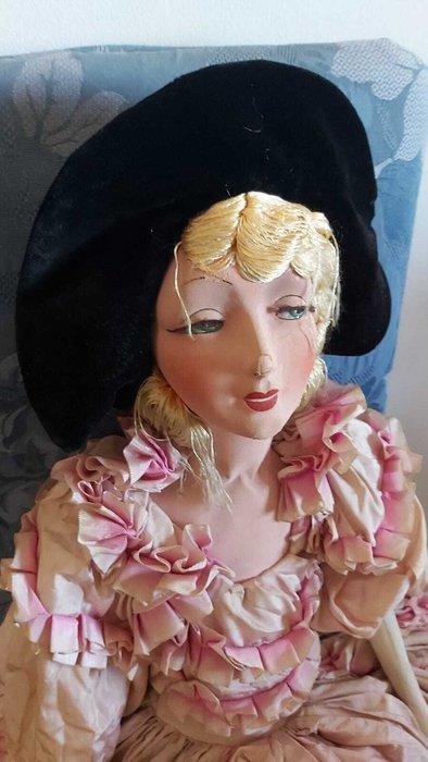 E un prodotto artigianale francese - Poupée Boudoir -, Antiek en Kunst, Antiek | Speelgoed