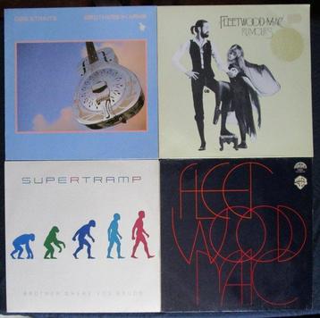 Dire Straits, Fleetwood Mac, Supertramp - 4 x albums -