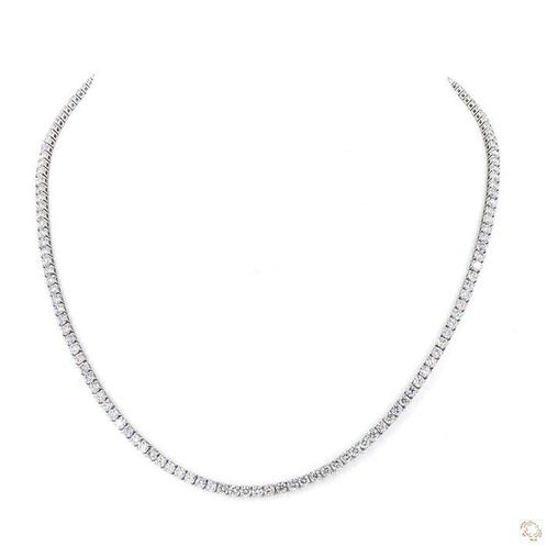 Zonder Minimumprijs - Halsketting Platina, goud - 11.40ct., Handtassen en Accessoires, Kettingen