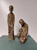 Beeldje - Maria, Jozef en kind (2) - Brons