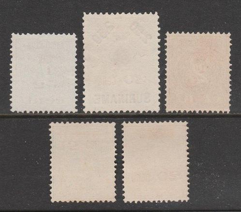 Suriname 1911 - Hulpuitgifte - NVPH 60/64, Postzegels en Munten, Postzegels | Nederland