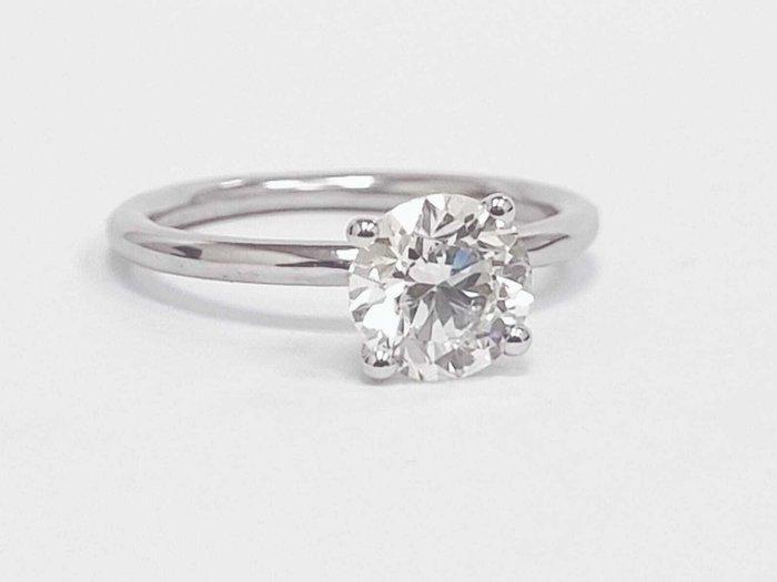 Bague de fiançailles - 14 carats Or blanc - 1.50ct. tw., Handtassen en Accessoires, Antieke sieraden