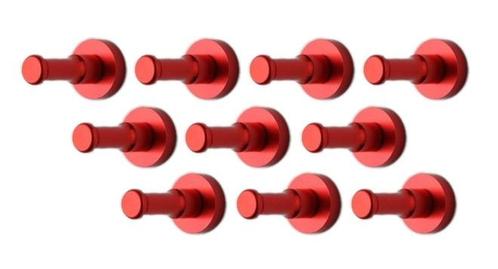 Set van 10 metalen kledinghaken, kapstok, rood, Doe-het-zelf en Bouw, Gereedschap | Overige machines, Nieuw, Verzenden