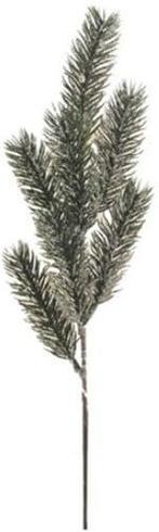 Kerstgroen Dennengroen Tak met Glitter Kunst 47 cm, Huis en Inrichting, Nieuw