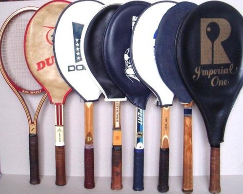 30s/60s/70s/80 - Tennis - Tennisracket, Verzamelen, Overige Verzamelen