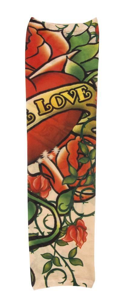 Tattoo Sleeve Liefde, Hobby en Vrije tijd, Feestartikelen, Nieuw, Verzenden