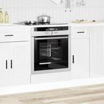 vidaXL Ovenkast Porto bewerkt hout hoogglans wit, Huis en Inrichting, Kasten | Overige, Verzenden, Nieuw