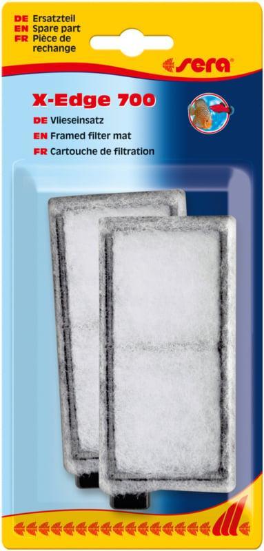 Sera X-edge 700 filterpatroon 2st. (Sera Binnenfilters), Dieren en Toebehoren, Vissen | Aquaria en Toebehoren, Filter of Co2, Nieuw