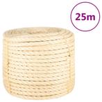 vidaXL Touw 14 mm 25 m 100% sisal, Doe-het-zelf en Bouw, Verzenden, Nieuw
