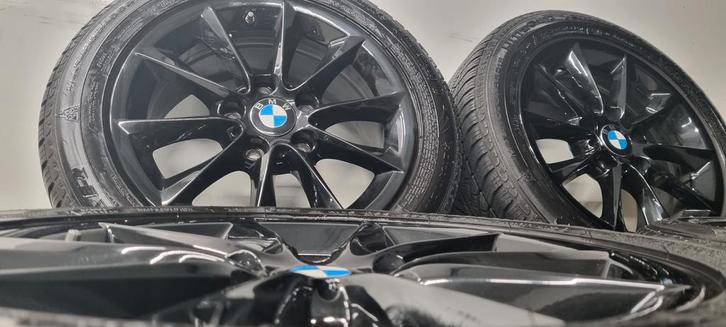 BMW 1 serie f20 f21 16 inch black velgen winterbanden 6mm, Auto-onderdelen, Banden en Velgen, 16 inch, Winterbanden, 205 mm, Personenwagen