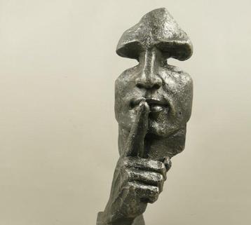 sculptuur, Silence - 78 cm - polystone