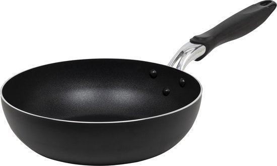 Tweedekans | Resto Antares Wokpan Ø24 cm – Antiaanbaklaag –, Huis en Inrichting, Keuken | Keukenbenodigdheden, Ophalen of Verzenden