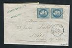 Frankrijk 1869 - Belle lettre en double port de Forcalquier