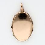 Medaillon - 14 karaat Roségoud - Granaat, Handtassen en Accessoires, Antieke sieraden