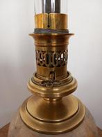 Olielamp - Verguld messing, Antiek en Kunst