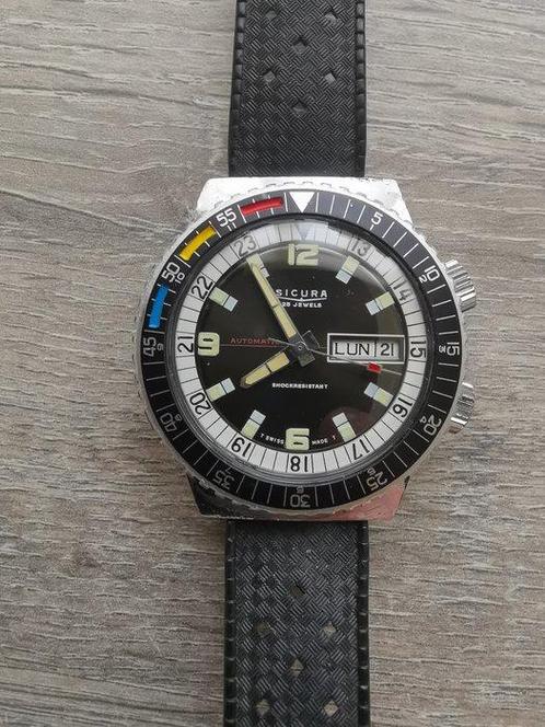Sicura - Zonder Minimumprijs - Heren - 1960-1969, Handtassen en Accessoires, Horloges | Heren