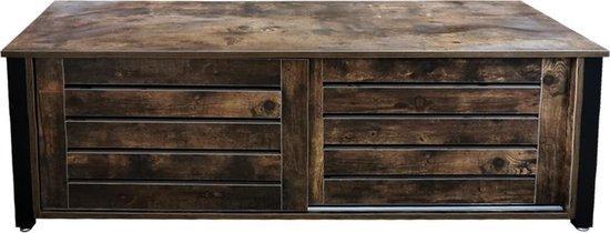 2dekans | TV meubel kast Stoer industrieel - dressoir met, Huis en Inrichting, Kasten | Dressoirs, Ophalen of Verzenden