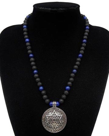 Lapis lazuli - Pierre de lave - Salomonssengsel (Zionsster)