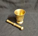 Vijzel en stamper (2) - Messing, Antiek en Kunst