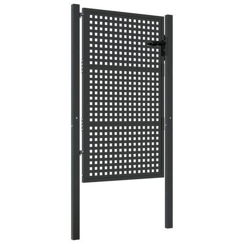 Poort Antraciet | OP = OP | Ingang voor je Tuin -40%, Tuin en Terras, Tuinhekken en Hekwerk, Met poort, Nieuw, IJzer, Tuinhek