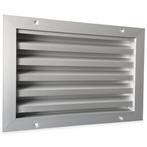 Buitenmuurrooster aluminium (LxH) 300x200mm, Doe-het-zelf en Bouw, Verzenden, Nieuw