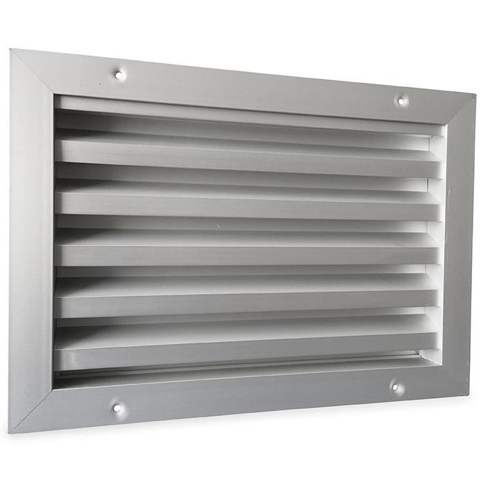 Buitenmuurrooster aluminium (LxH) 300x200mm, Doe-het-zelf en Bouw, Ventilatie en Afzuiging, Nieuw, Verzenden