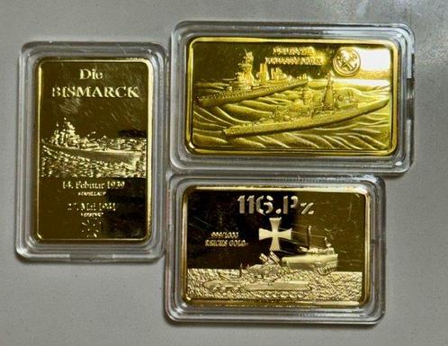 Themacollectie - Curious collection of 3 Deutsche Marine :, Antiek en Kunst, Curiosa en Brocante