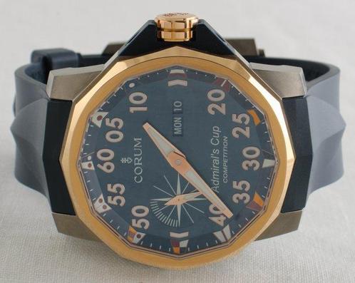 Corum - Admirals Cup Competition - 18 Carat Solid Pink, Handtassen en Accessoires, Horloges | Heren
