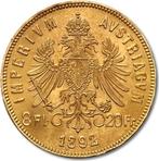 6,45 grams - Goud .900 - 8 Florins/20 Francs 1892