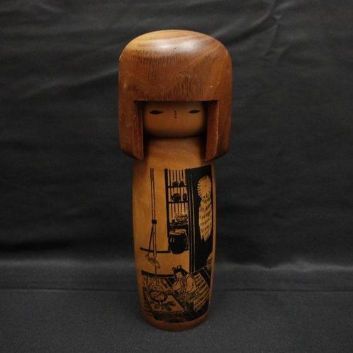 Conception unique Sosaku Kokeshi  / poupée kokeshi -, Antiek en Kunst, Curiosa en Brocante
