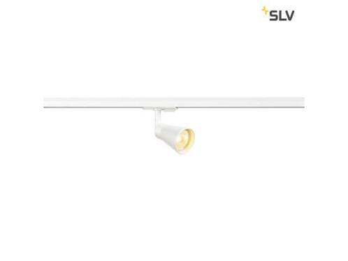 SLV 1-Fase-Rail spot Avo wit GU10, Huis en Inrichting, Lampen | Plafondlampen, Nieuw, Metaal, Verzenden