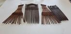 Kam (4) - Hout - Set van 4 vijlen, Antiek en Kunst