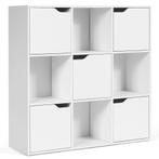 Tweedekans | Coast 9 Compartimenten Opbergplank met Deuren -, Huis en Inrichting, Kasten | Boekenkasten, Ophalen of Verzenden