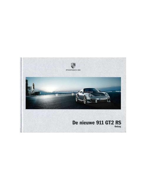 2010 PORSCHE 911 GT2 RS HARDCOVER BROCHURE NEDERLANDS, Boeken, Auto's | Folders en Tijdschriften, Ophalen of Verzenden