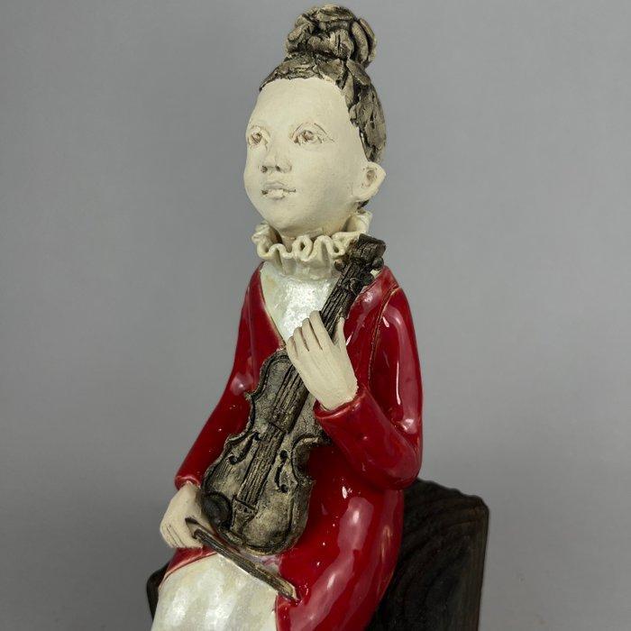 Ida - The musician- hand made, Antiek en Kunst, Kunst | Designobjecten
