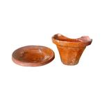 Post-médiéval Céramique Mangeoire pour oiseaux - 6 cm (Sans