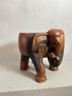 Sculpture, Sokkel - Tafel - altaar- pronkstuk - Olifant - 34