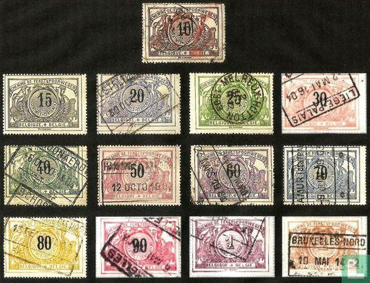 België - Cijfer - 1895, Postzegels en Munten, Postzegels | Europa | België, Postfris, Verzenden