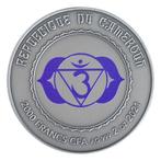 Cameroun. 2000 Francs 2021 Ajna Chakra, 2 Oz (.999)