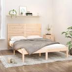 vidaXL Bedframe massief hout 160x200 cm, Verzenden, Nieuw