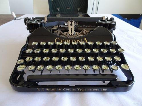 Corona 4 - Schrijfmachine - 1920-1930, Antiek en Kunst, Kunst | Designobjecten
