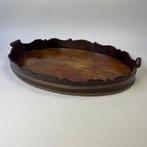 Dienblad - Large late 18th century, Oval Coopered Mahogany, Antiek en Kunst