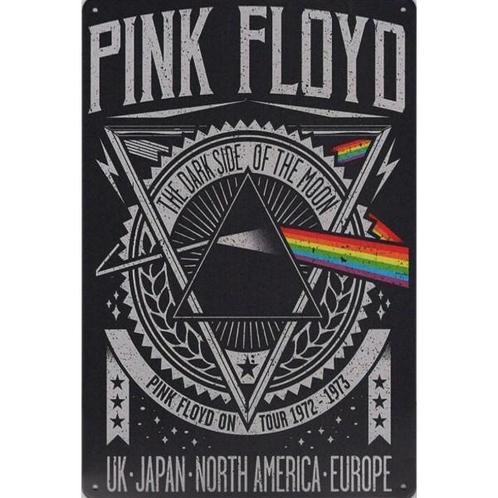 Wandbord-  Pink Floyd The Dark Side Of The Moon Tour 1972/73, Huis en Inrichting, Woonaccessoires | Wanddecoraties, Nieuw