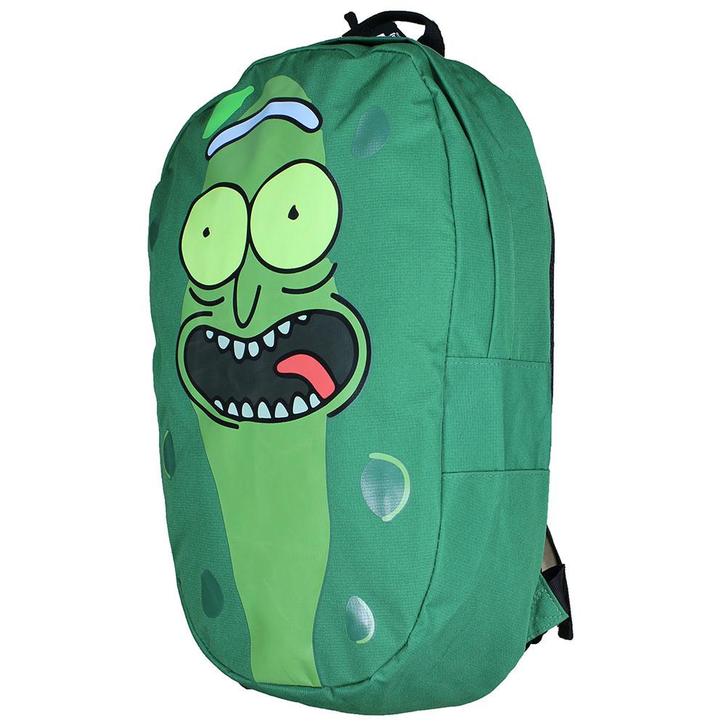 Rick and Morty Pickle Rick Shaped Grote Rugtas - Officiële, Handtassen en Accessoires, Overige Accessoires