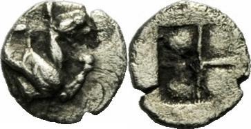 Tritetetartemorion 475-450 v Chr Teos Ionien Tritetartemo..., Postzegels en Munten, Munten en Bankbiljetten | Verzamelingen, Verzenden