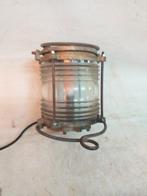 Lamp - Koper, Glas - Scheep licht koper, Antiek en Kunst